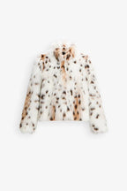 SAVANNAH | LEOPARD PRINT FAUX-FUR JACKET