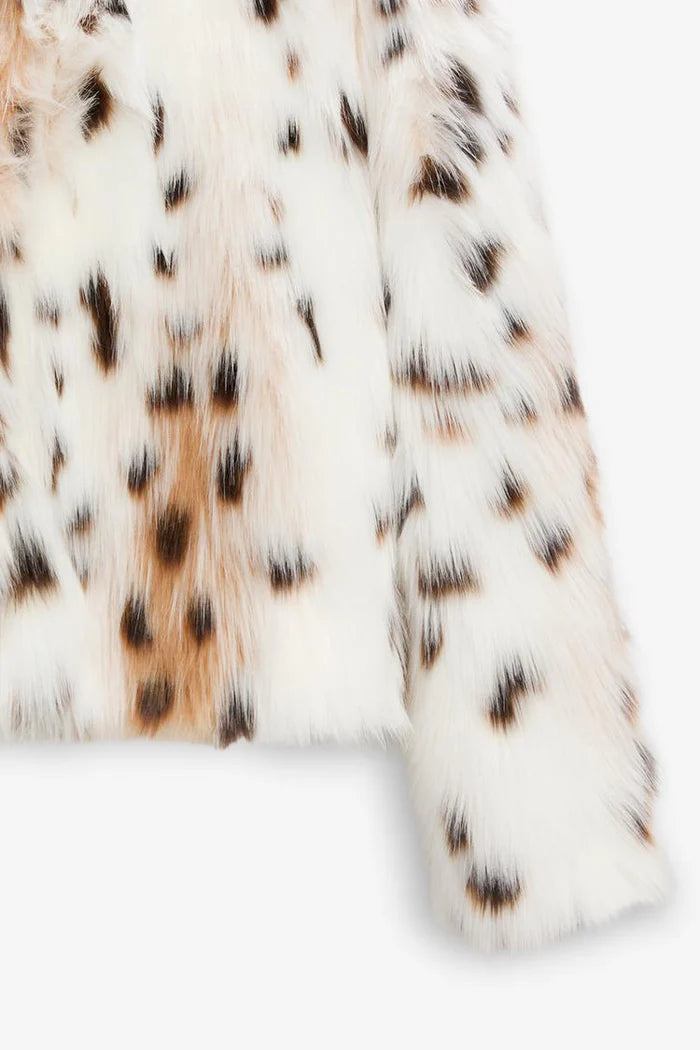 SAVANNAH | LEOPARD PRINT FAUX-FUR JACKET