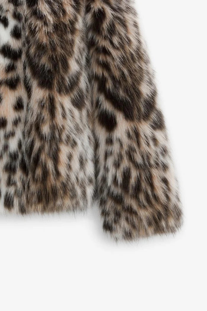 SAVANNAH | LEOPARD PRINT FAUX-FUR JACKET
