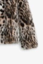 SAVANNAH | LEOPARD PRINT FAUX-FUR JACKET