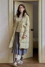 EVELINE | WINTER DOWN JACKET WITH A HIGH TURTLENECK