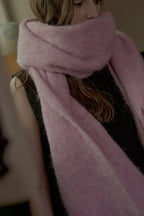 Cozy, soft, fluffy scarf