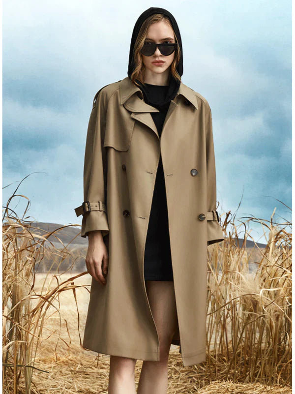 Elegant classic trench coat