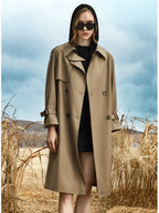 Elegant classic trench coat