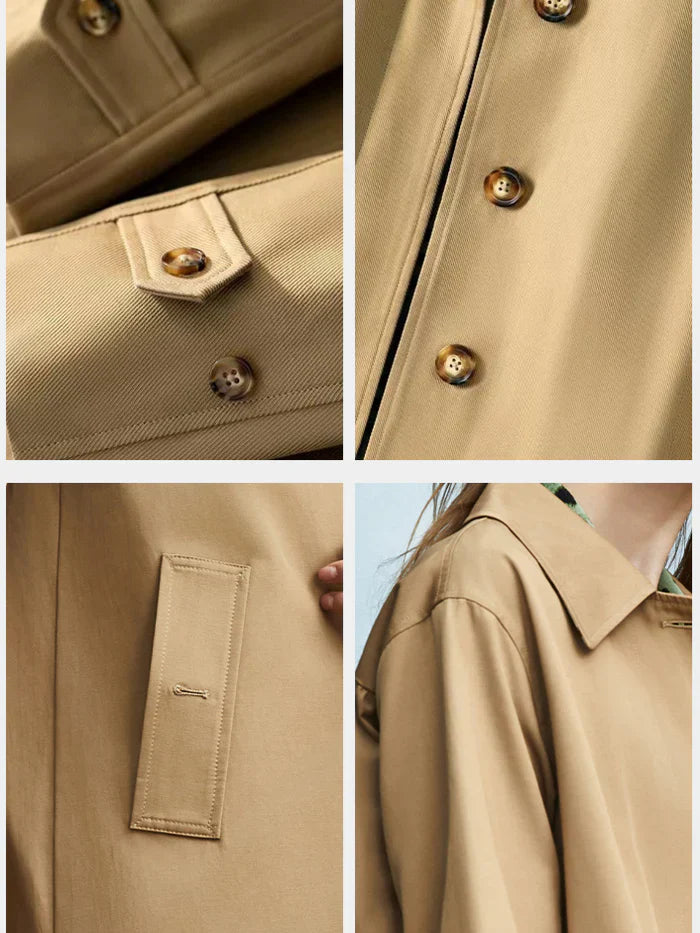 Trendy elegant trench coat
