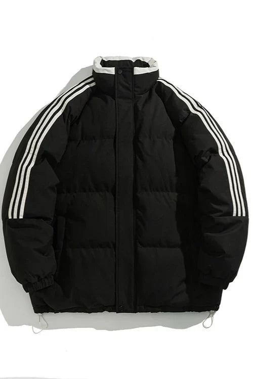 SARA | STRIPED DOWN JACKET