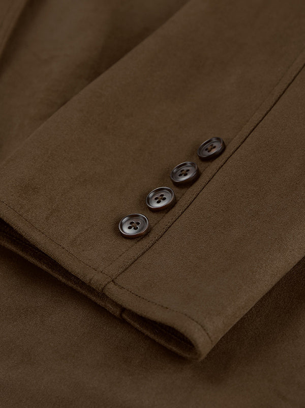 ELIN | BROWN SUEDE JACKET