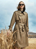 Elegant classic trench coat