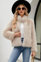 Elegant Winter Faux Fur Jacket