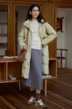 EVELINE | WINTER DOWN JACKET WITH A HIGH TURTLENECK