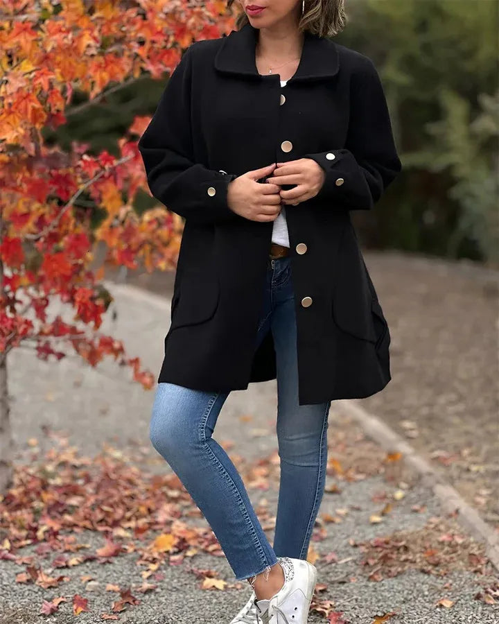 FLORIA | EVERYDAY FALL-WINTER COAT WITH POCKETS