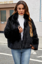 Elegant Winter Faux Fur Jacket