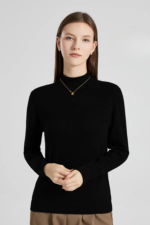 VALERIA | SWEATER WITH HIGH COLLAR