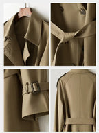 Elegant classic trench coat