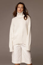 CELESTE | LOOSE OVERSIZED TURTLENECK SWEATER