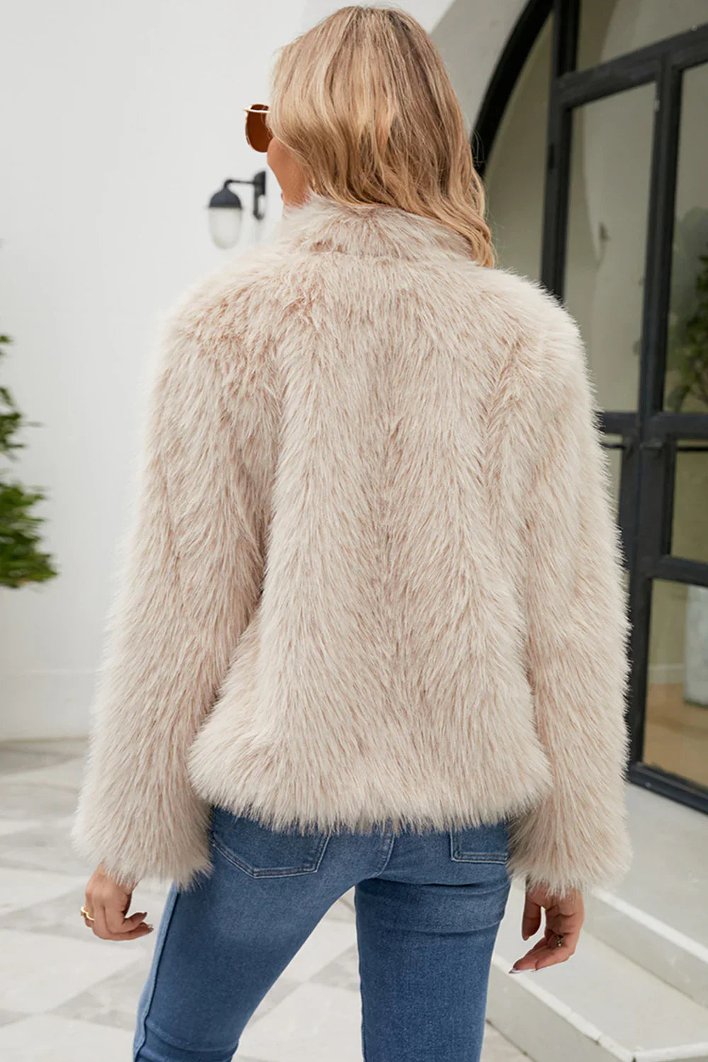 Elegant Winter Faux Fur Jacket
