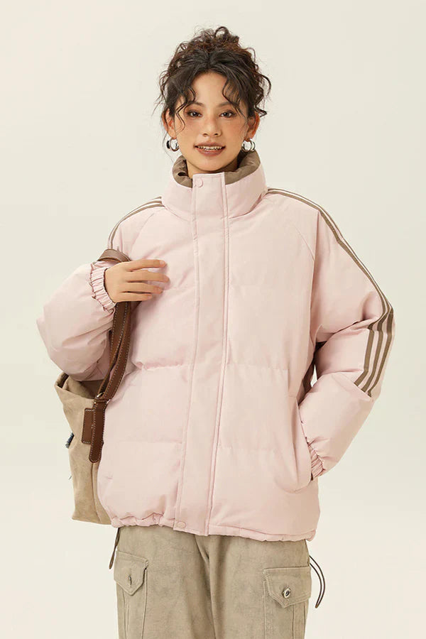 SARA | STRIPED DOWN JACKET