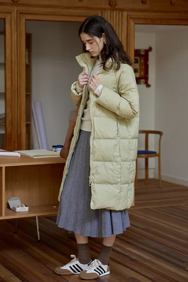 EVELINE | WINTER DOWN JACKET WITH A HIGH TURTLENECK