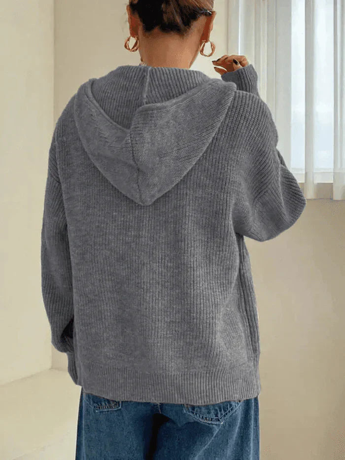 Autumn Hoodie Cardigan – Warmth & Whispers