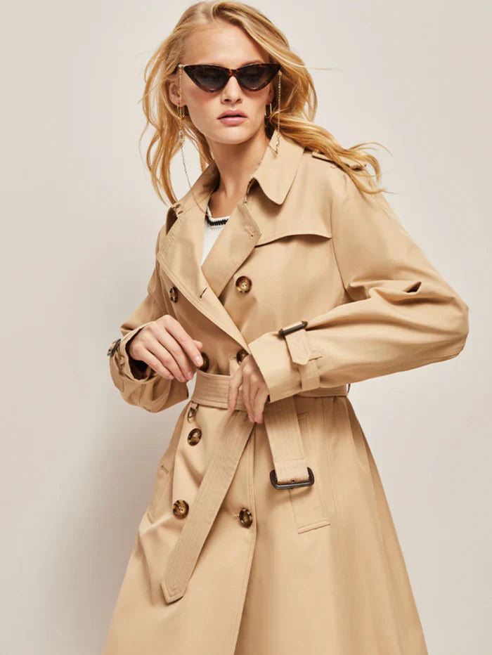Classic belted trench coat – timeless elegance