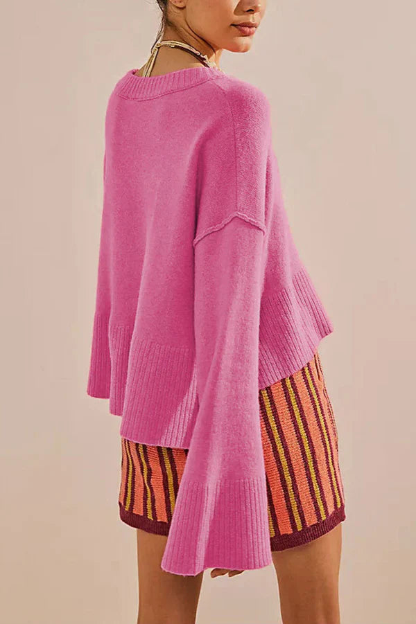 BIANCA | VIBRANT SWEATER WITH BELL SLEEVES