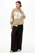 LIVIA | OVERSIZED GRAPHIC SWEATER