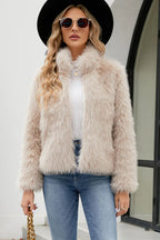 Elegant Winter Faux Fur Jacket