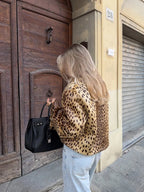 LUNA | LEOPARD BOMBER JACKET
