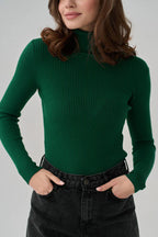 ROSA | ETERNA CONTOUR RIBBED TURTLENECK SWEATER
