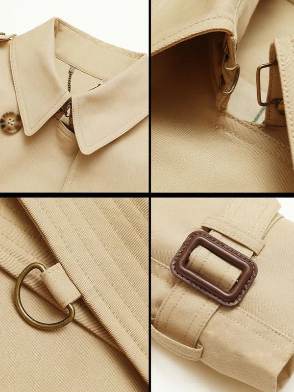 Classic belted trench coat – timeless elegance