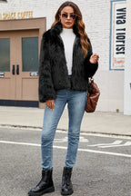 Elegant Winter Faux Fur Jacket