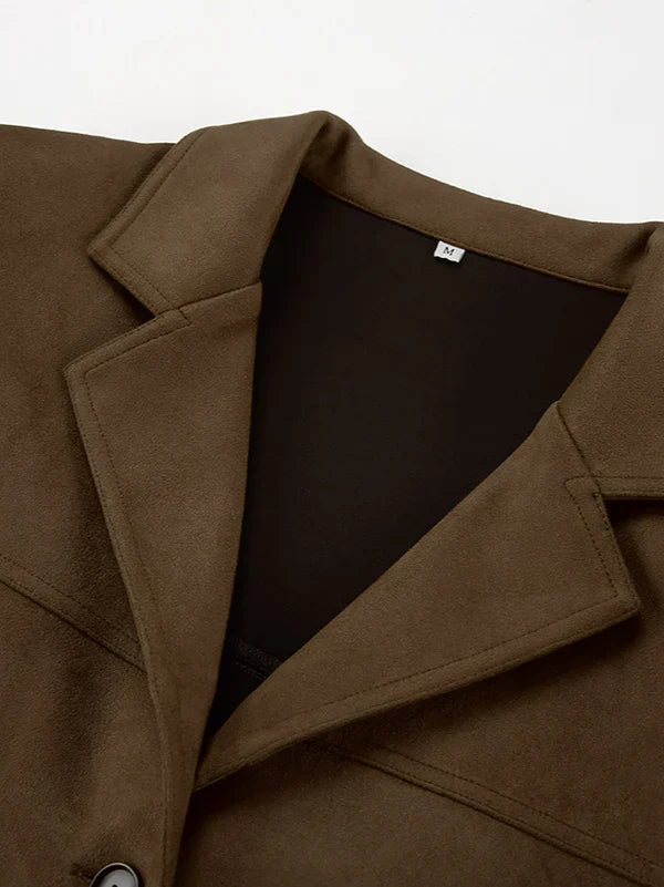 ELIN | BROWN SUEDE JACKET