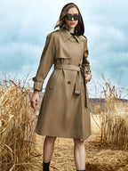 Elegant classic trench coat