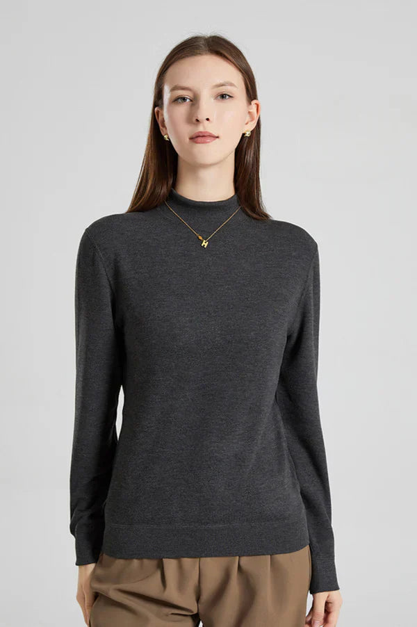 VALERIA | SWEATER WITH HIGH COLLAR