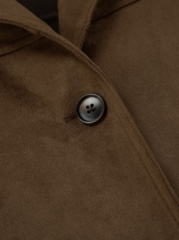 ELIN | BROWN SUEDE JACKET