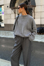 ISLA | OVERSIZED SWEATER WITH ROUND NECKLINE