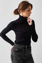 ROSA | ETERNA CONTOUR RIBBED TURTLENECK SWEATER