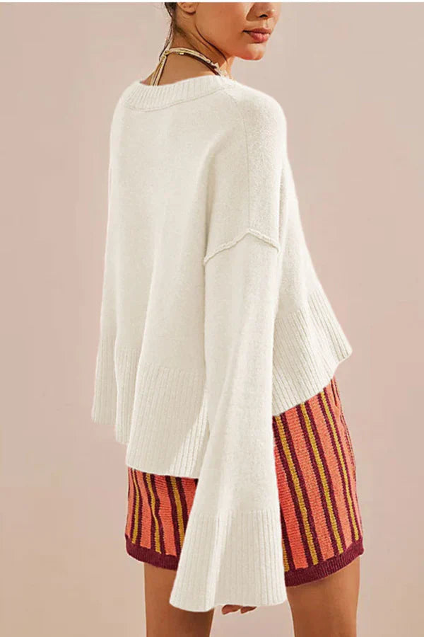 BIANCA | VIBRANT SWEATER WITH BELL SLEEVES