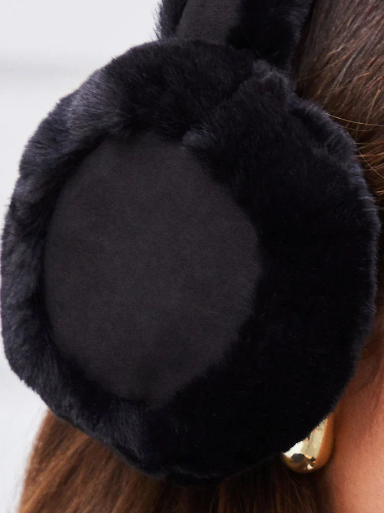 Super soft faux fur earmuffs Lipsy