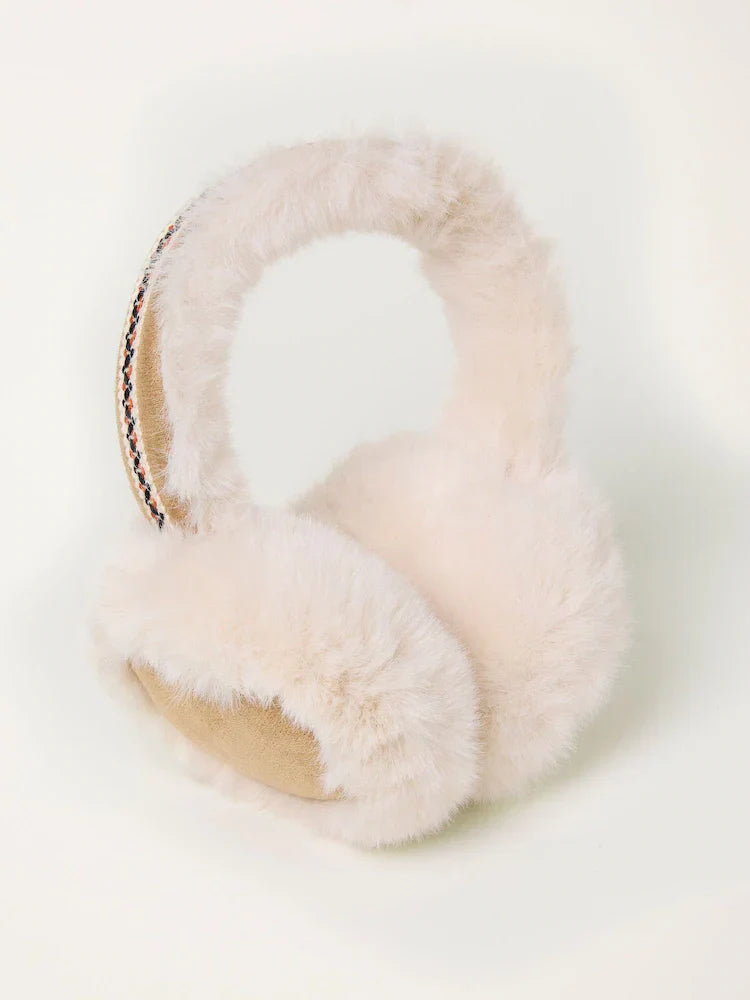 Cat-themed faux fur earmuffs and gloves set – Angels By Accessorize