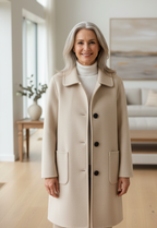 VENEZIA | ELEGANT LONG COTTON TRENCH COAT