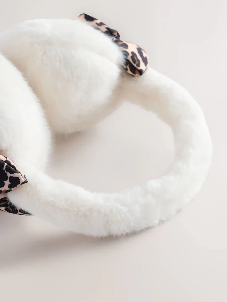 Animal-Shaped Bow Ear Muffs