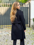 EMMA | LONG OVERSIZED WOOL-BLEND COAT WITH BELT AND LINING