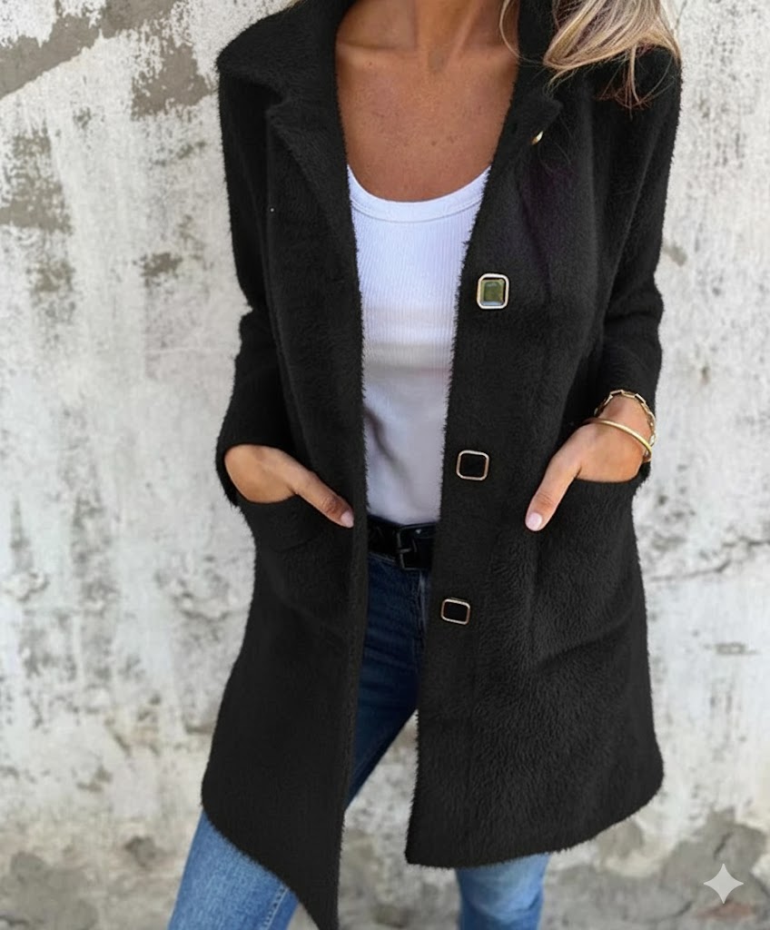 NOVA | WOOL COAT WITH AN ELEGANT CUT AND WIDE COLLAR