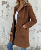 NOVA | WOOL COAT WITH AN ELEGANT CUT AND WIDE COLLAR