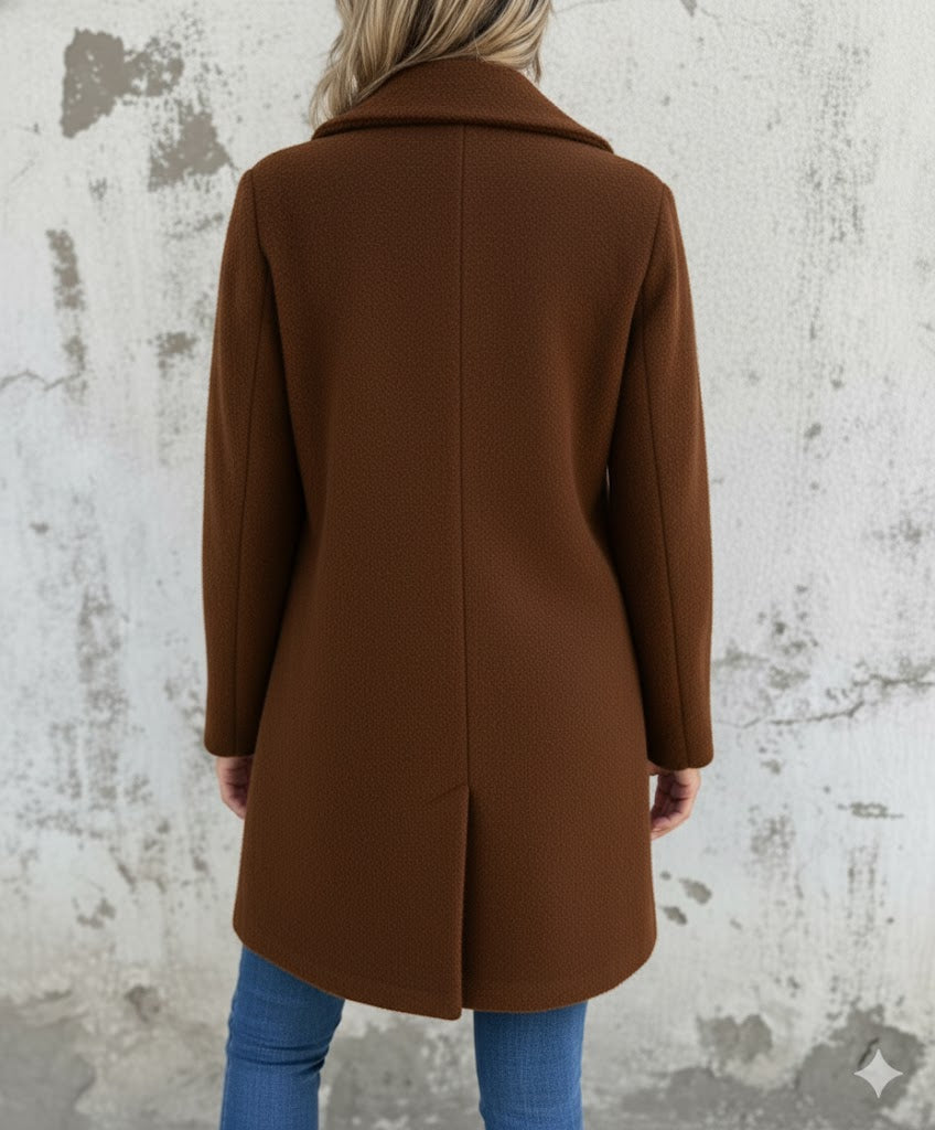 NOVA | WOOL COAT WITH AN ELEGANT CUT AND WIDE COLLAR