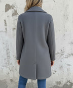 NOVA | WOOL COAT WITH AN ELEGANT CUT AND WIDE COLLAR