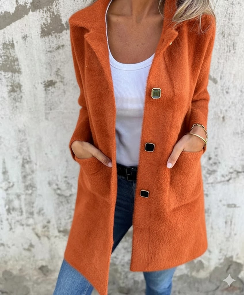 NOVA | WOOL COAT WITH AN ELEGANT CUT AND WIDE COLLAR