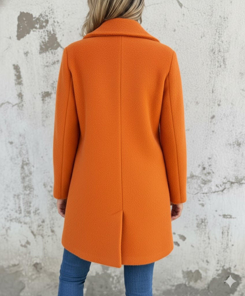 NOVA | WOOL COAT WITH AN ELEGANT CUT AND WIDE COLLAR