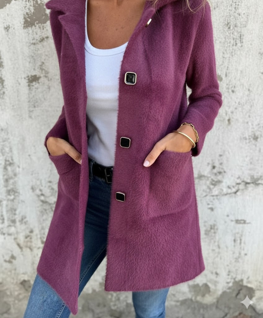NOVA | WOOL COAT WITH AN ELEGANT CUT AND WIDE COLLAR